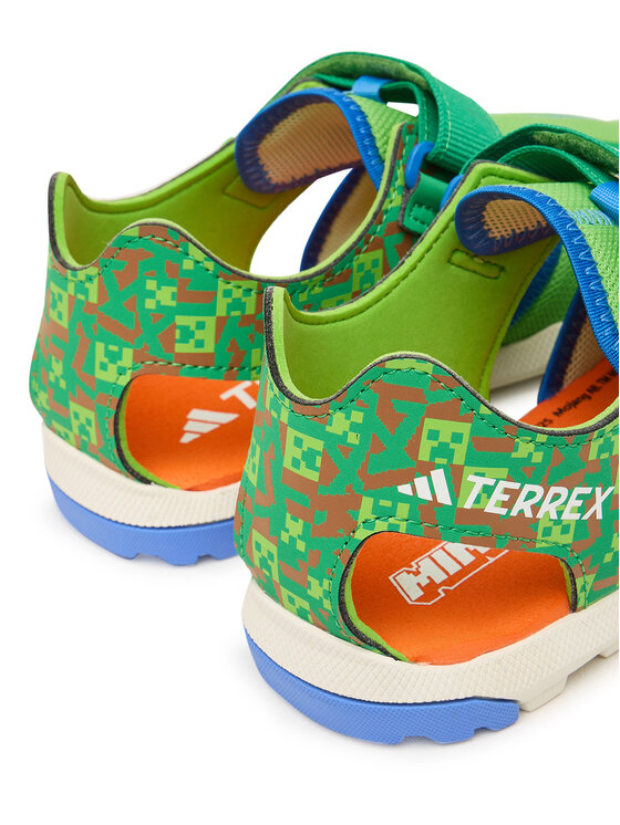 adidas Босоніжки adidas Minecraft Terrex Captain Toey 2.0 Sandals JR1316 Зелений