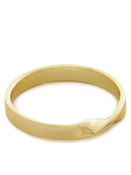 Pieces Set prsteňov Pieces 17146764 Zlatá