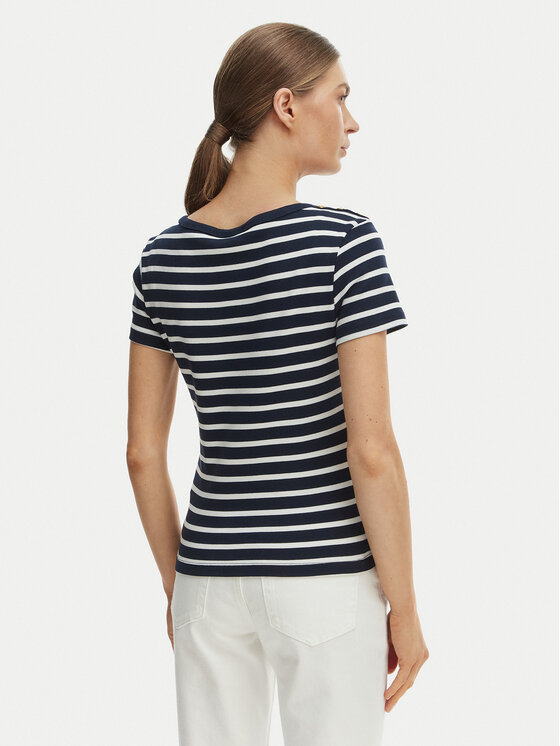 Tommy Hilfiger Tommy Hilfiger Camiseta WW0WW49250 Azul marino Slim Fit