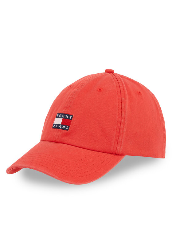 Tommy Jeans Gorra con visera Tommy Jeans Tjm Heritage Cap AM0AM12020 Rojo