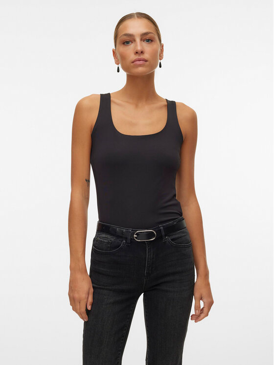 Vero Moda Vero Moda Топ Million 10305800 Чорний Regular Fit