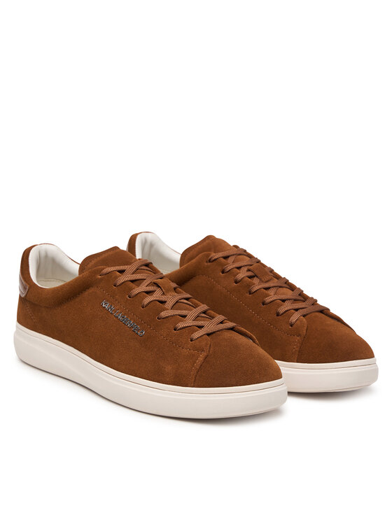 KARL LAGERFELD Sneakersy KARL LAGERFELD Kane KL53527 Brązowy