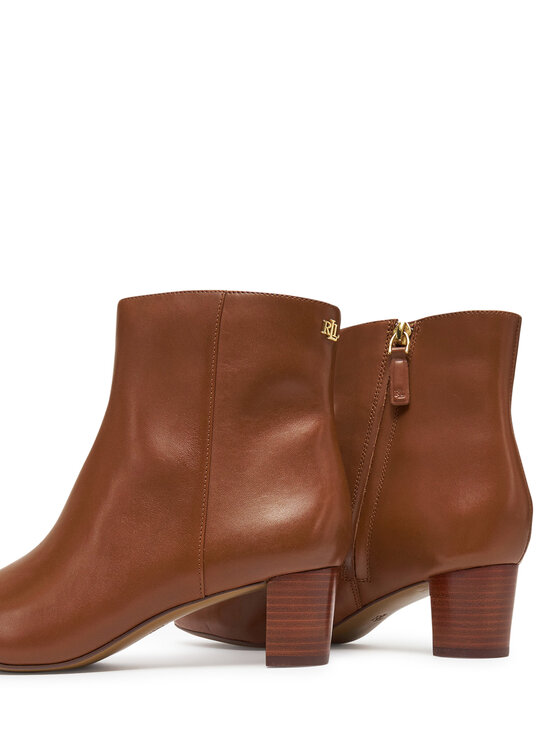LAUREN RALPH LAUREN Členková obuv LAUREN RALPH LAUREN 802974503001 Hnedá