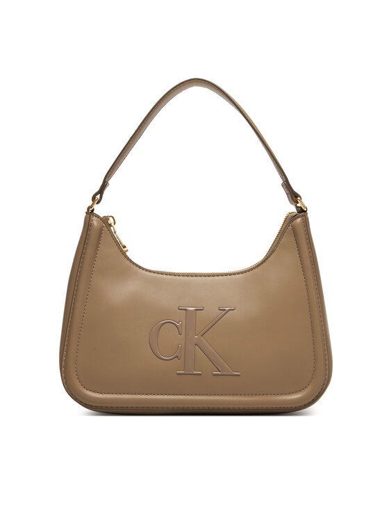 Calvin Klein Kabelka Calvin Klein Bold Ck Small Shoulder Bag LV04F3230G Béžová