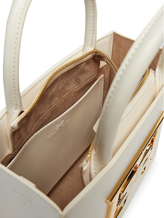 Elisabetta Franchi Geantă Elisabetta Franchi BS-06A-46E2-V350 Écru