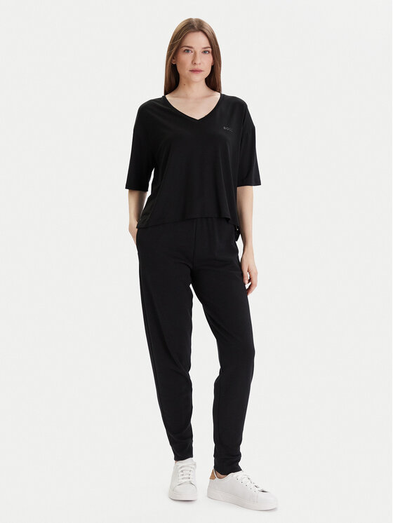 BOSS BOSS Футболка CP Stripe 50535723 Чорний Relaxed Fit