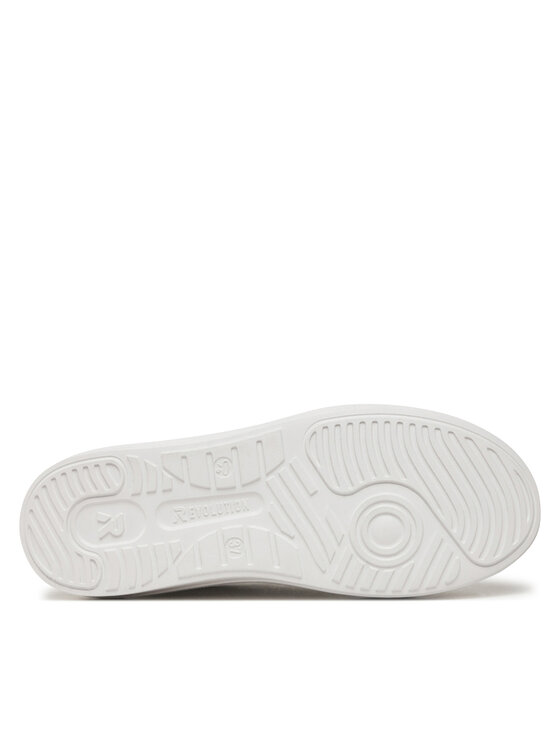 Rieker Sneakersy Rieker W1201-81 Bílá