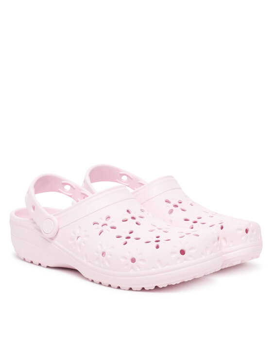 Crocs Шльопанці Crocs Classic Floral Cut Out Clog 210927 Рожевий