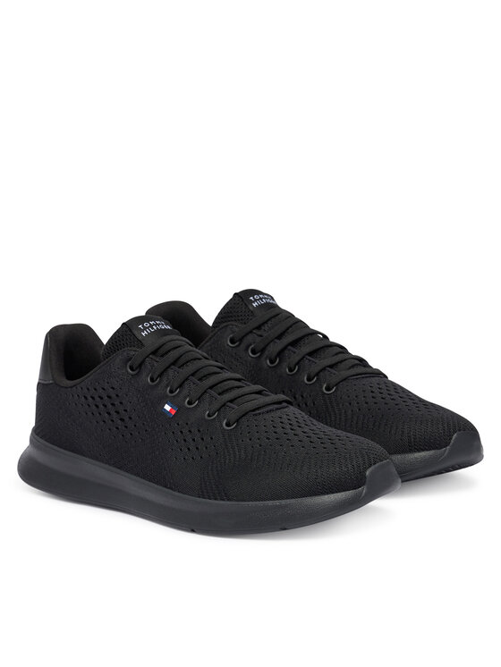Tommy Hilfiger Snīkeri Tommy Hilfiger Lightweight Runner FM0FM05909 Melns