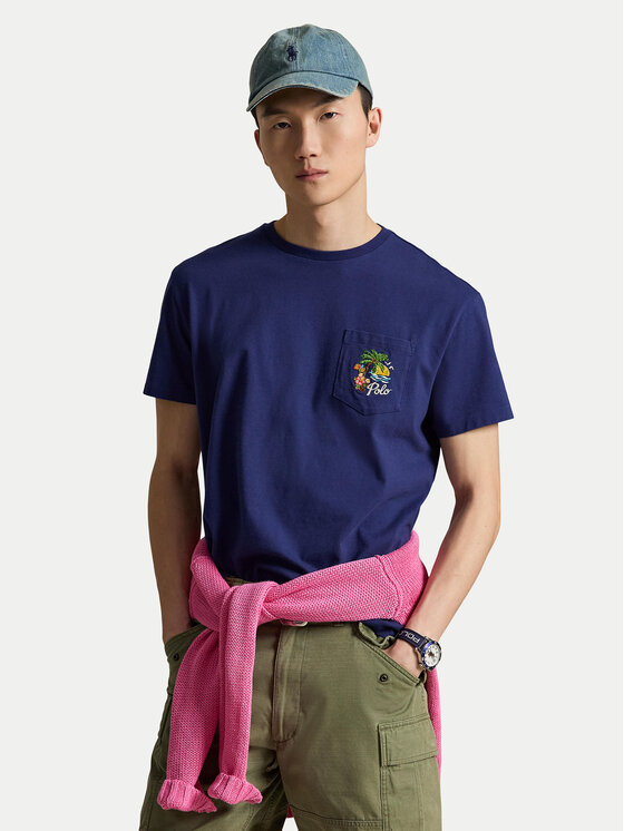 Polo Ralph Lauren Polo Ralph Lauren Camiseta 710B14586001 Azul marino Classic Fit