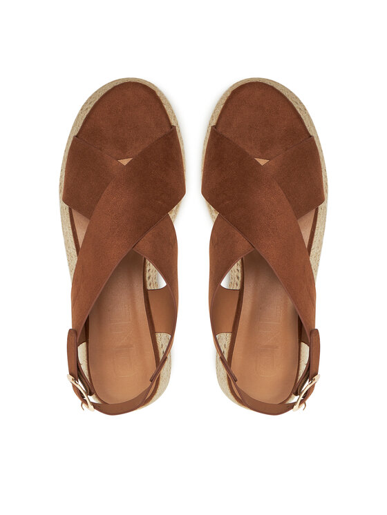 ONLY Shoes Espadrilky ONLY Shoes Onlminerva-2 Hnedá