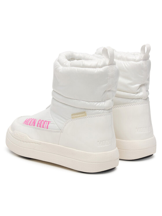 Moon Boot Śniegowce Moon Boot Jr Park Tube Mid Glitter Wp 80D3440110 S Biały