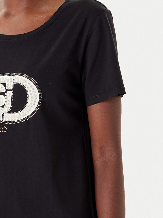 Liu Jo Sport Liu Jo Sport Camiseta TF5280 JS923 Negro Regular Fit