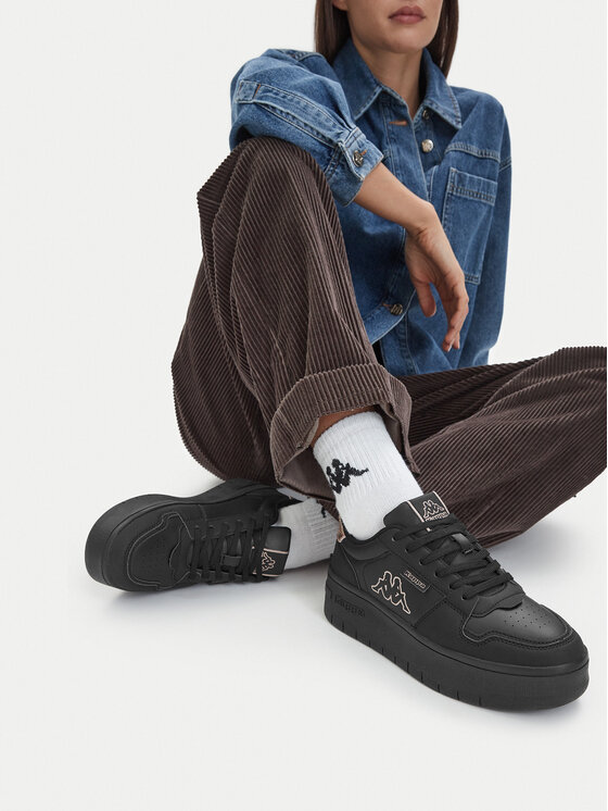 Kappa Снікерcи Kappa CEOWB-SS24-3C017 Чорний