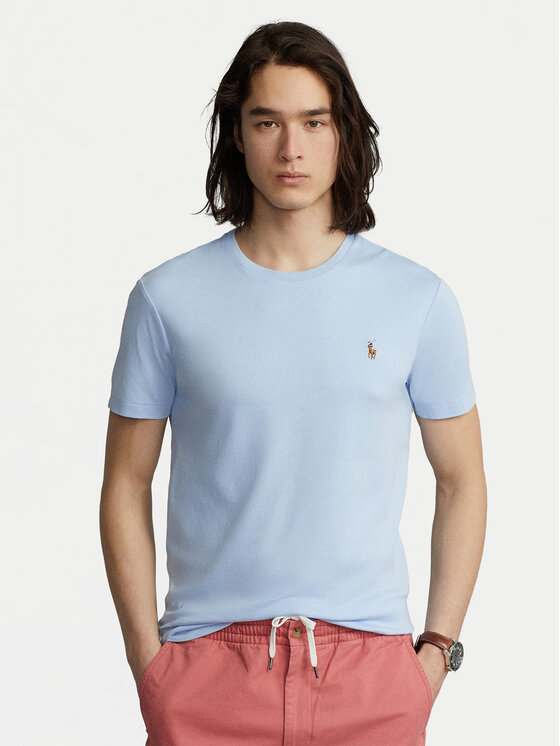 Polo Ralph Lauren Polo Ralph Lauren T-shirt Classics 710740727 Svijetloplava Slim Fit