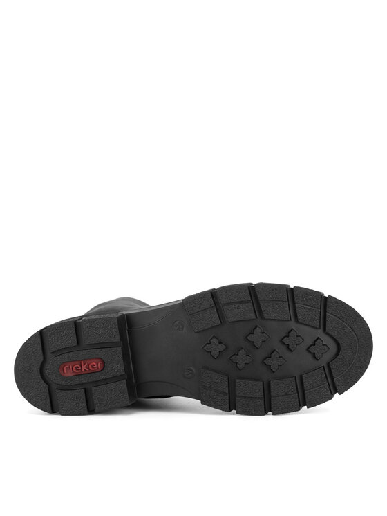 Rieker Šnurovacia obuv Rieker Z9120-00 Čierna