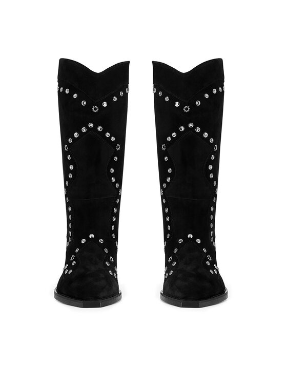 Eva Minge Čižmy Eva Minge ASPENDOS-795-24 Čierna