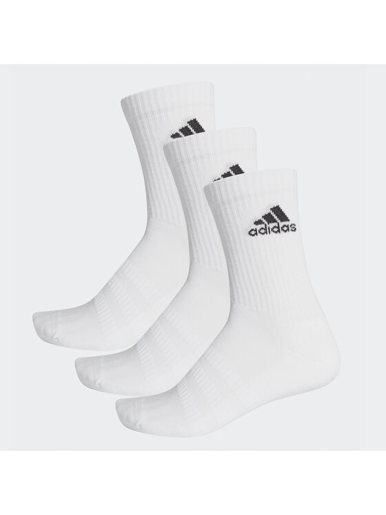 adidas Garās zeķes adidas Cush Crw 3PP DZ9356 Balts