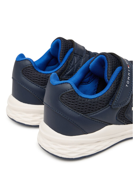 Tommy Hilfiger Sneakers Tommy Hilfiger Low Cut Lace-Up T3X9-34378-1697 S Bleumarin