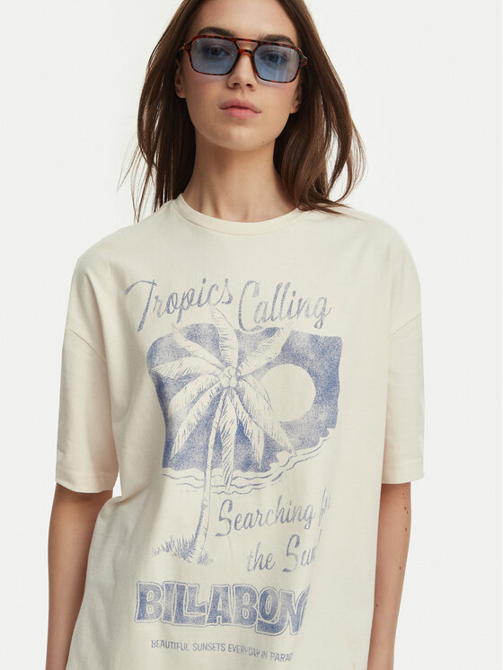Billabong Billabong Camiseta This Sunny Time EBJZT00479 Blanco Loose Fit