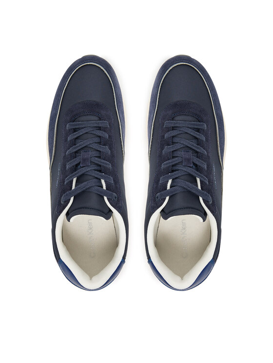 Calvin Klein Сникърси Calvin Klein Low Top Lace Up Repreve Mix HM0HM01714 Тъмносин
