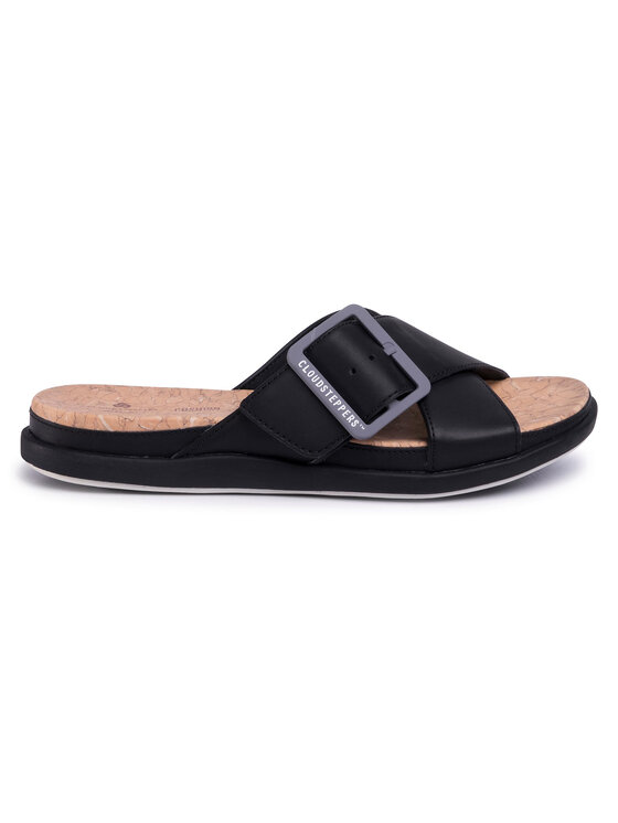 Klapki Clarks Step June Shell 261485894 Czarny | Eobuwie.com.pl
