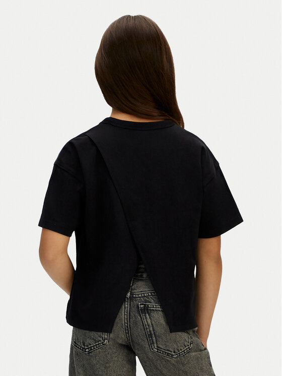 Calvin Klein Jeans Calvin Klein Jeans Camiseta Folded Logo IG0IG03063 Negro Regular Fit