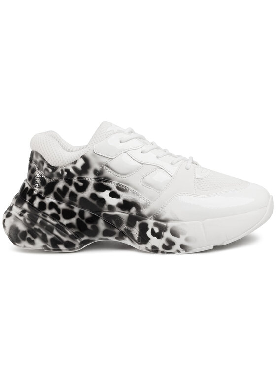 PINKO Laisvalaikio batai Pinko Rubino Animalier Sneaker PE 20 BLKS1 1H20QZ Y65Q Balta