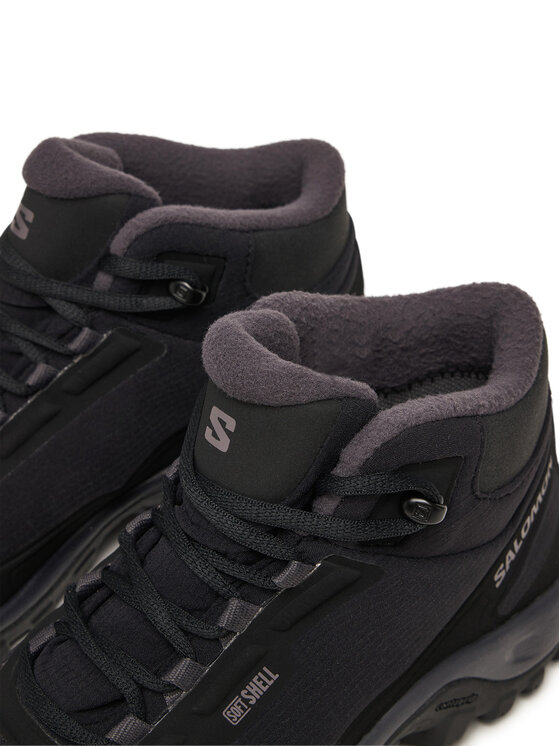 Salomon Трекінгові черевики Salomon Shelter Waterproof L47855000 Чорний