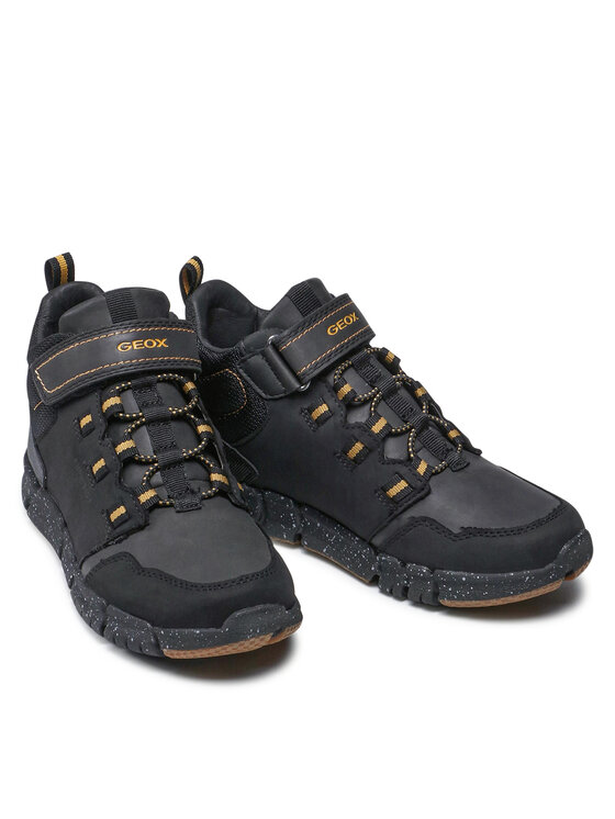 Geox Auliniai batai Geox J Flexyper B.B Abx A J949XA 032FU C9241 M Juoda