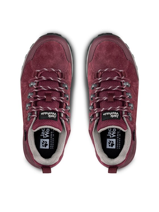 Jack Wolfskin Трекінгові черевики Jack Wolfskin Refugio Texapore Low W 4050821 Рожевий