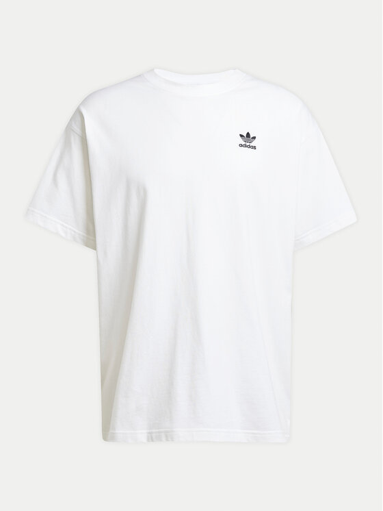 adidas adidas Футболка Trefoil Essentials JD0373 Білий Oversize