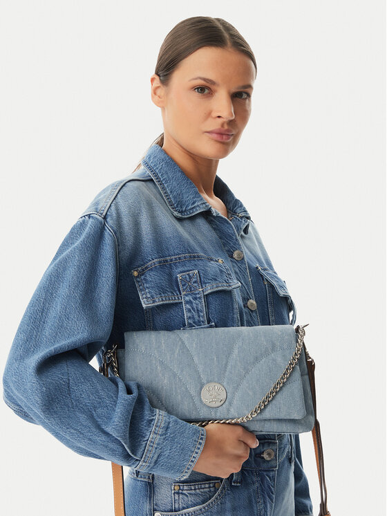 JOOP! Jeans Ročna torba JOOP! Jeans Gal 4130001285 Svetlo modra