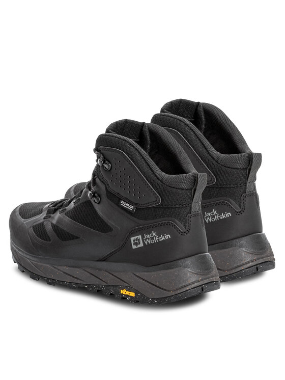 Jack Wolfskin Trekingová obuv Jack Wolfskin Terraventure Texapore Mid M 4051521 Čierna