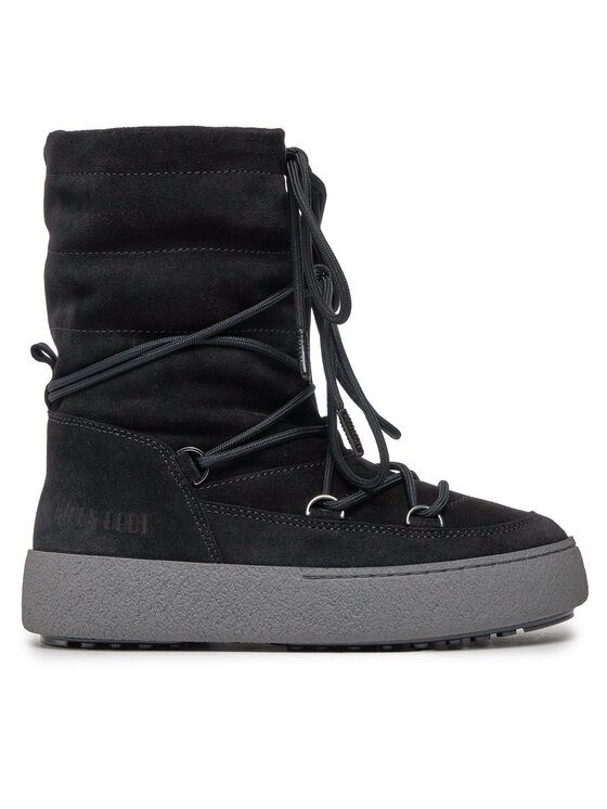 Moon Boot Čizme za snijeg Moon Boot Ltrack Suede 24501100003 Crna