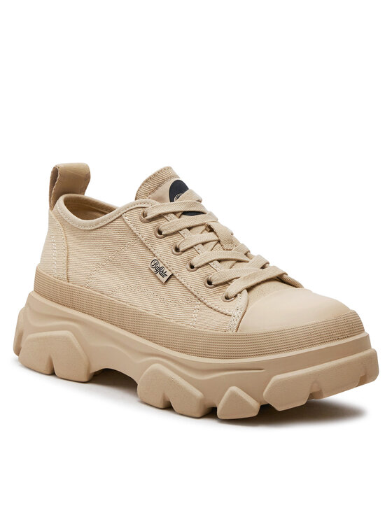 Buffalo Αθλητικά Buffalo Tremor Lace Up Lo 1622458 Μπεζ