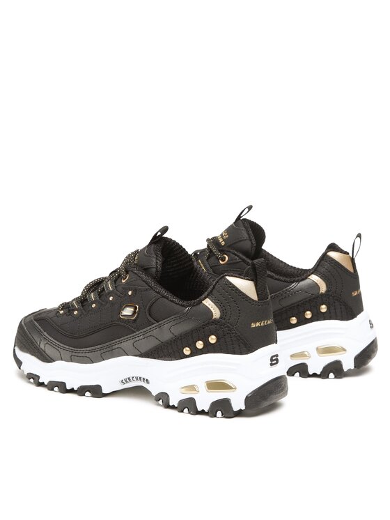 Skechers Sneakersy Skechers Ladies Night 149267/BKGD Čierna