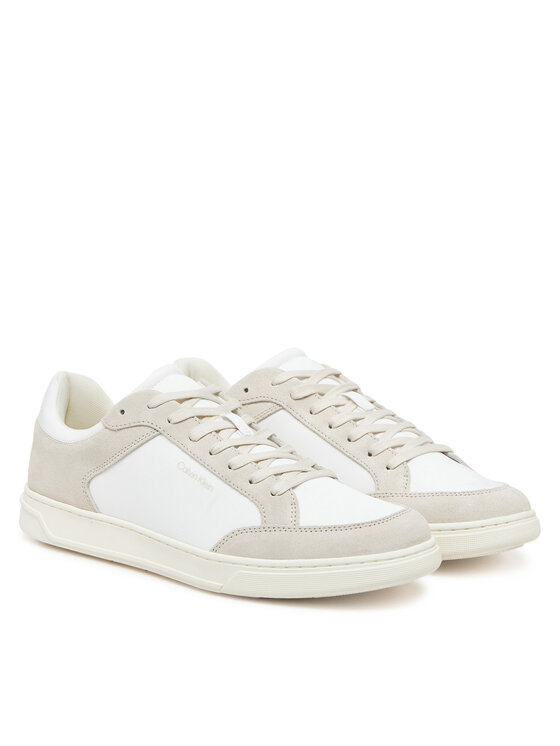 Calvin Klein Сникърси Calvin Klein Low Top Lace Up Mix HM0HM01802 Бял