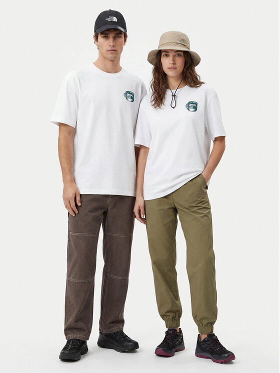 The North Face The North Face Camiseta NF0A8JAA Blanco Relaxed Fit
