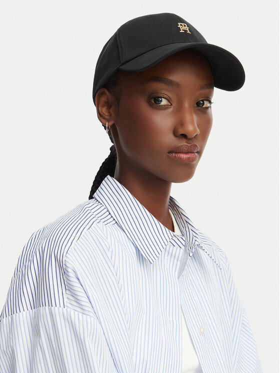 Tommy Hilfiger Šilterica Tommy Hilfiger Elevated Chic AW0AW17631 Crna