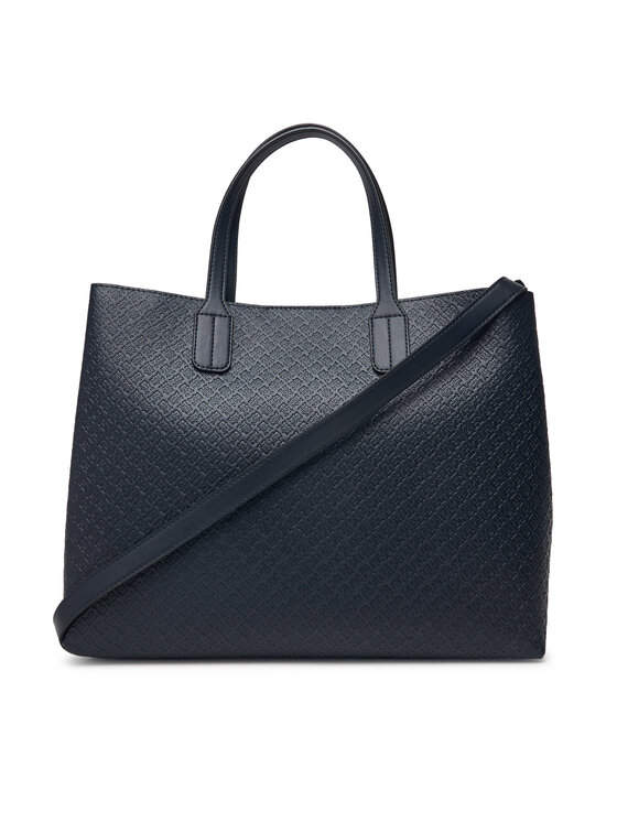 Tommy Hilfiger Táska Tommy Hilfiger Th Icon Satchel Mono AW0AW18923 Sötétkék