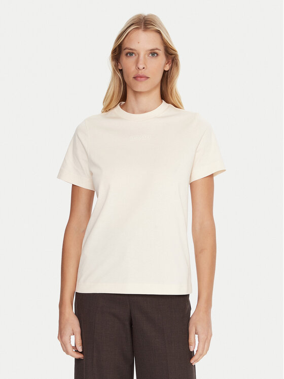Lacoste Lacoste Camiseta TF0355 Beis Regular Fit