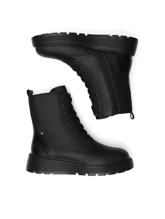 Rieker Botines planos Rieker 70401-00 Negro