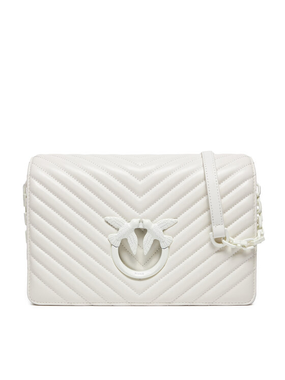 Rankinė Pinko Love Click Classic 100063 A0VM Z15B Balta | Eavalyne.lt