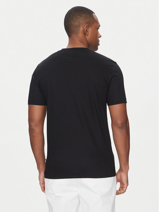 BOSS BOSS Футболка H-Tessler 17 50523931 Чорний Slim Fit