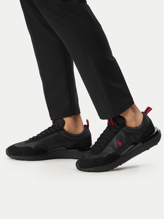 Polo Ralph Lauren Sneakersy Polo Ralph Lauren Train 89 RIB-SK-LTL 809P01638002 Čierna