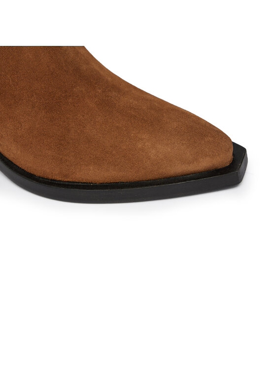 PINKO Botine PINKO Mozart Texano Al 23-24 BLKS1 102025 A0N8 Maro