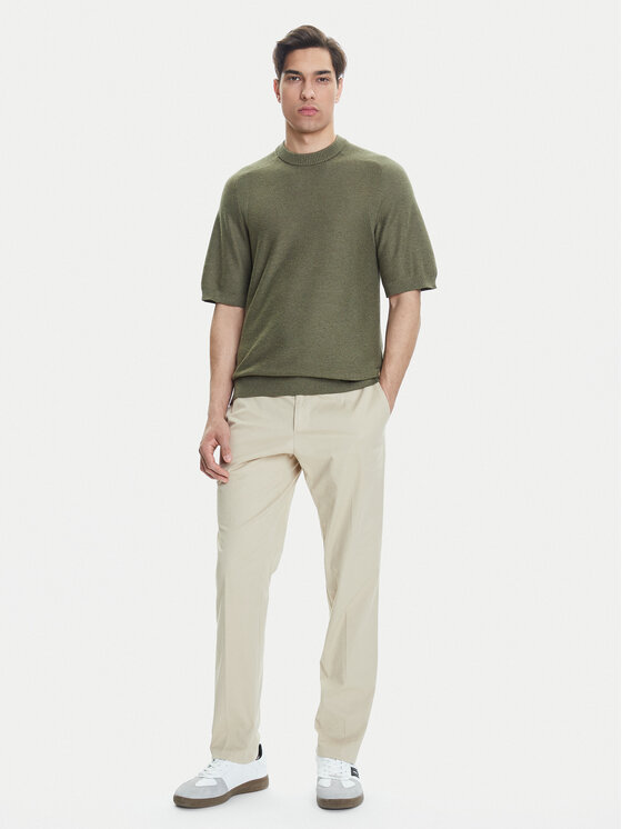 BOSS BOSS Футболка Kencel 50545678 Зелений Regular Fit