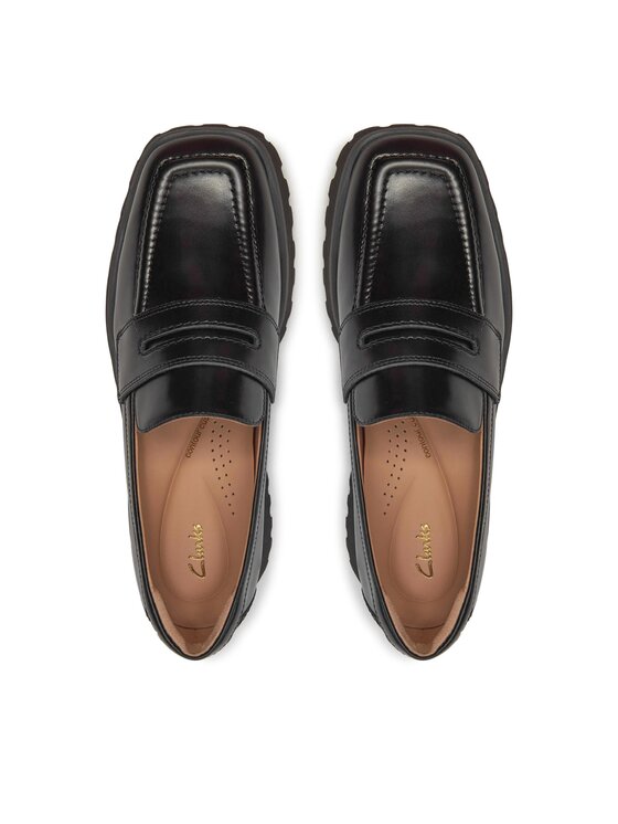 Clarks Čevlji brez vezalk Clarks Stayso Edge 26174705 Črna