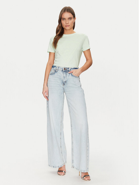 Guess Guess Футболка V2YI07 K8HM0 Зелений Regular Fit
